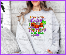 Load image into Gallery viewer, I Care For The Cutest Pumpkins In Patch Full Color Transfers