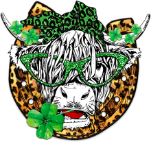Load image into Gallery viewer, Lucky Heifer Full Color Transfers