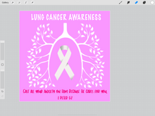 Load image into Gallery viewer, Lung Cancer - Pockets Included Full Color Transfers