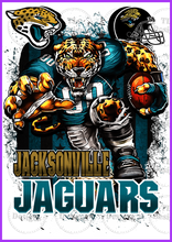 Load image into Gallery viewer, Jacksonville Jaguars Full Color Transfers