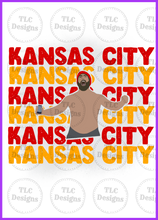 Load image into Gallery viewer, Kelce Biggest Fan Full Color Transfers