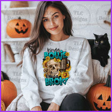 Load image into Gallery viewer, Kinda Boujee Kind Broke Full Color Transfers