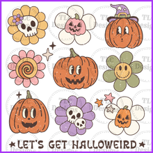 Load image into Gallery viewer, Lets Get Halloweird Full Color Transfers