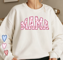 Load image into Gallery viewer, Mama Valentine With Sleeve Hearts Full Color Transfers