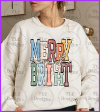 Load image into Gallery viewer, Merry & Bright Boho Full Color Transfers
