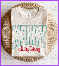 Load image into Gallery viewer, Merry Christmas Retro Full Color Transfers