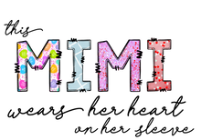 Load image into Gallery viewer, Mimi- Wear Your Heart On Sleeves- 6 Hearts Included (3.5) Full Color Transfers