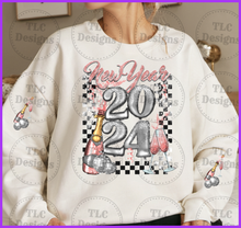 Load image into Gallery viewer, New Years 2024 - Sleeve Available Full Color Transfers