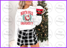 Load image into Gallery viewer, North Pole University Full Color Transfers