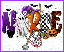 Load image into Gallery viewer, Nurse Halloween Full Color Transfers