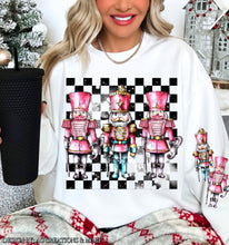Load image into Gallery viewer, Nutcracker Pink With Checker Full Color Transfers