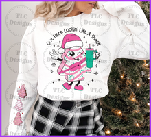 Load image into Gallery viewer, Out Here Looking Like A Snack Pink Debbie Cakes Full Color Transfers