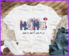 Load image into Gallery viewer, Patriotic Letters Full Color Transfers