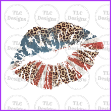 Load image into Gallery viewer, Patriotic Lips Full Color Transfers