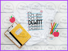 Load image into Gallery viewer, Personalized Teacher Name On Notebook Full Color Transfers