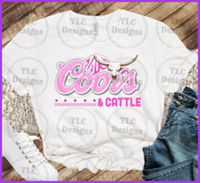 Load image into Gallery viewer, Pink Coors And Cattle Full Color Transfers