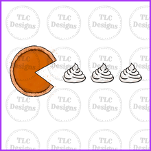 Load image into Gallery viewer, Pumpkin Pacman Full Color Transfers