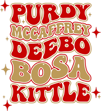Load image into Gallery viewer, Purdy Mccaffrey Deebo Bosa Kittle Full Color Transfers