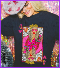 Load image into Gallery viewer, Queen Of Hearts Pop Full Color Transfers