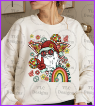 Load image into Gallery viewer, Retro Lightening Santa Full Color Transfers