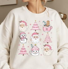 Load image into Gallery viewer, Retro Pink Christmas Full Color Transfers