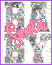 Load image into Gallery viewer, Santa Baby Full Color Transfers