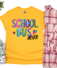 Load image into Gallery viewer, School Bus Driver Full Color Transfers