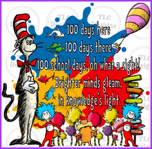 Load image into Gallery viewer, Seuss 100 Days Here There Full Color Transfers