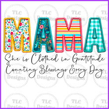 Load image into Gallery viewer, She Is Clothed- Mama Full Color Transfers