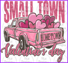 Load image into Gallery viewer, Small Town Valentines Day Truck Full Color Transfers