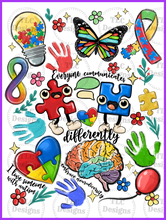 Load image into Gallery viewer, Somebodys Loud Proud Autism Mama Full Color Transfers