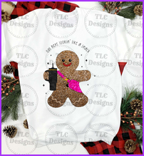 Load image into Gallery viewer, Sparkly Gingerbread Full Color Transfers