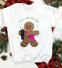 Load image into Gallery viewer, Sparkly Gingerbread Full Color Transfers