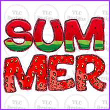Load image into Gallery viewer, Summer Watermelon Strawberry Full Color Transfers