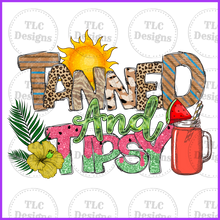 Load image into Gallery viewer, Tanned And Tipsy Watermelon Full Color Transfers