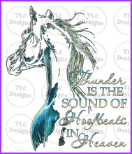 Load image into Gallery viewer, Thunder Is The Sound Of Hooves Full Color Transfers