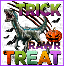 Load image into Gallery viewer, Trick Rawr Treat Full Color Transfers
