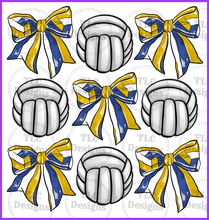 Load image into Gallery viewer, Volleyball Coquette Full Color Transfers