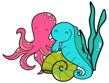 Load image into Gallery viewer, We All Swim Together With Free Pocket Full Color Transfers