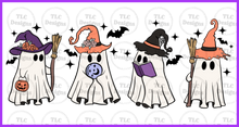 Load image into Gallery viewer, Witch Ghosts Full Color Transfers