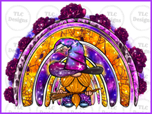 Load image into Gallery viewer, Witchy Gnome Rainbow Full Color Transfers