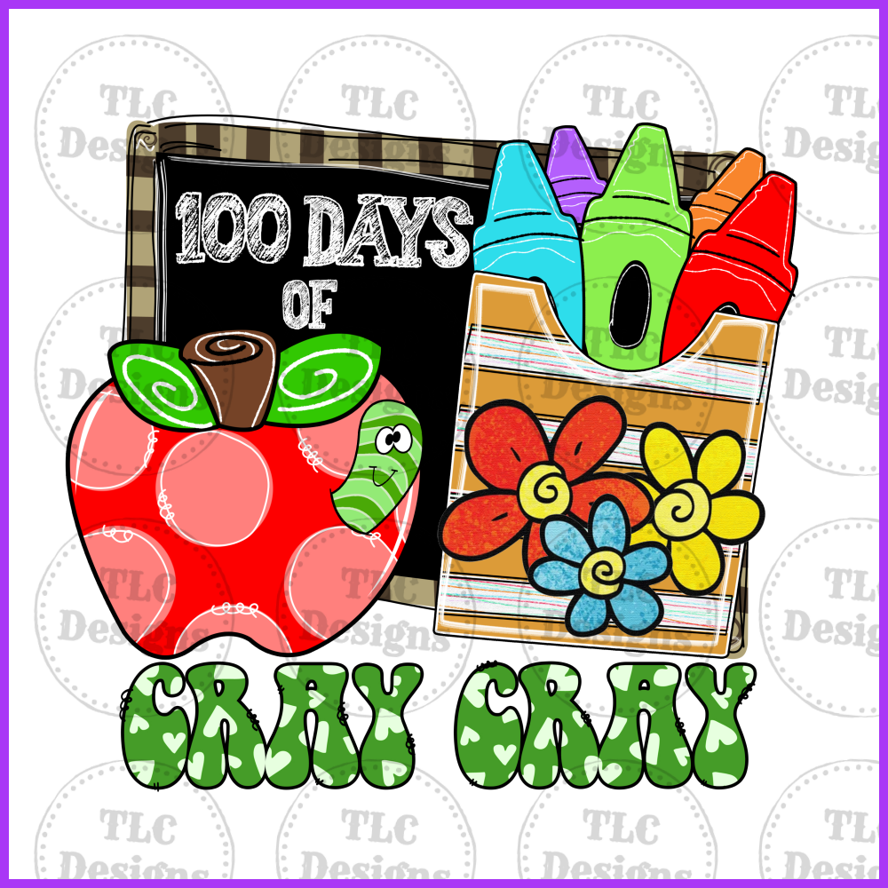 100 Days Of Cray Full Color Transfers