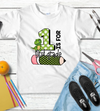 Load image into Gallery viewer, 1 Is For First Grade Boy Version Full Color Transfers
