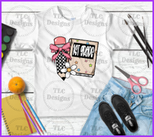 Load image into Gallery viewer, 1St Grade Pencil Daisy- All Grade Available Put In Notes Full Color Transfers
