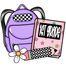 Load image into Gallery viewer, All Grades Backpack- Put In Notes And Backpack Color Full Color Transfers
