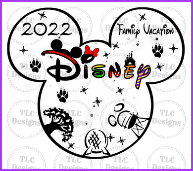2022 Family Vacation Full Color Transfers