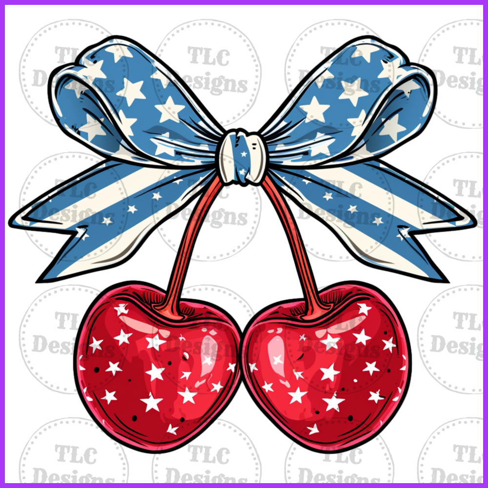 4Th Of July Coquette Full Color Transfers