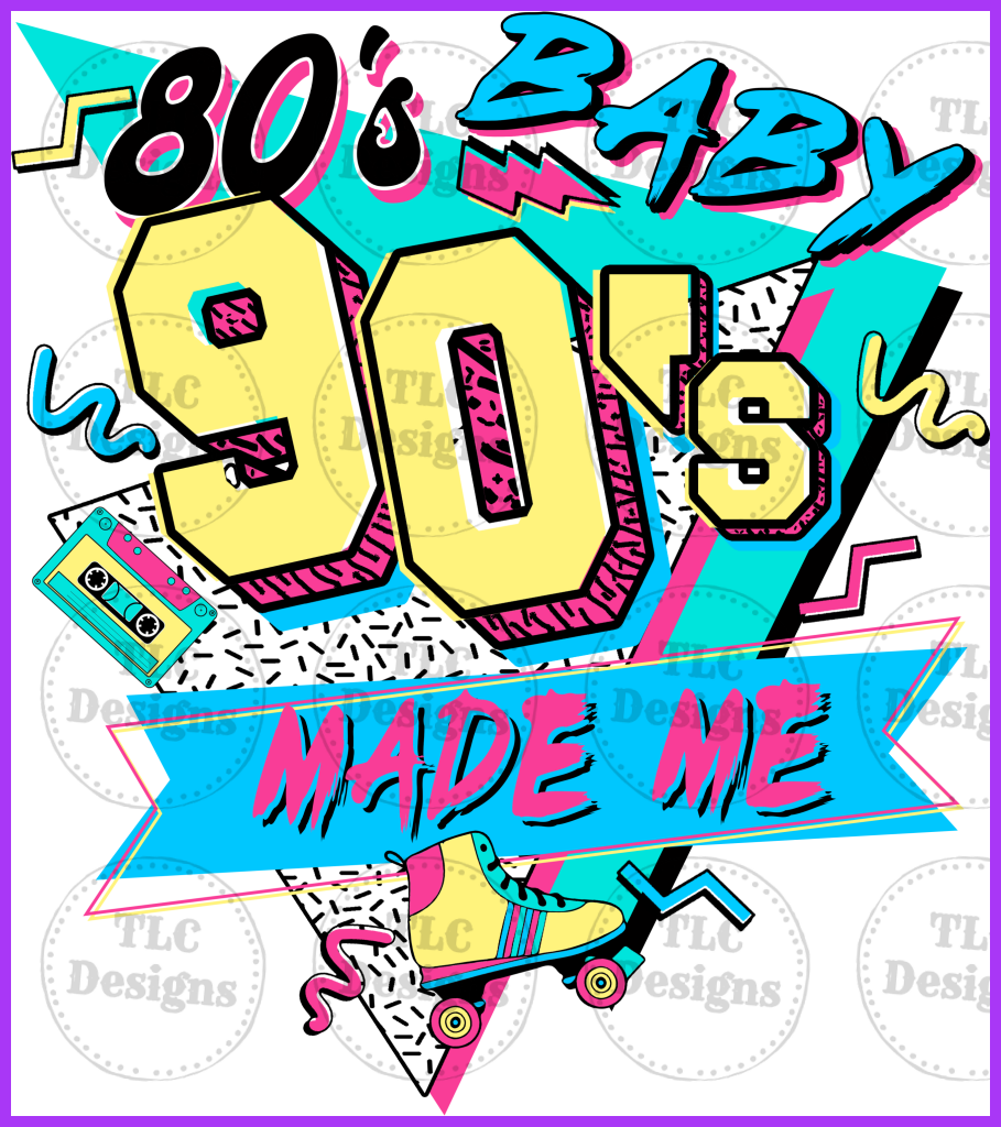 80S Baby Full Color Transfers