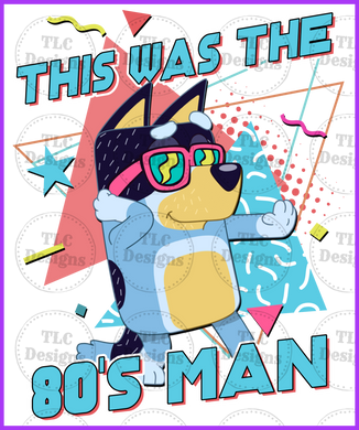 80S Man Full Color Transfers