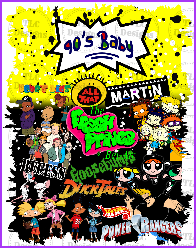 90S Baby Full Color Transfers